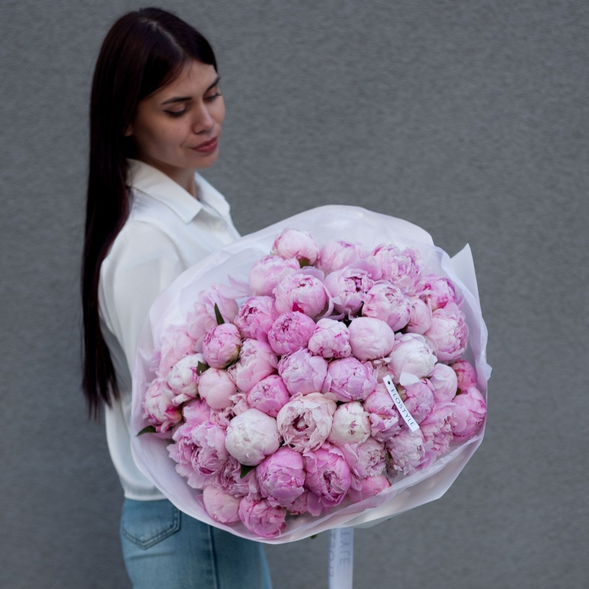 bolshoj buket iz pionov 51 pion 8